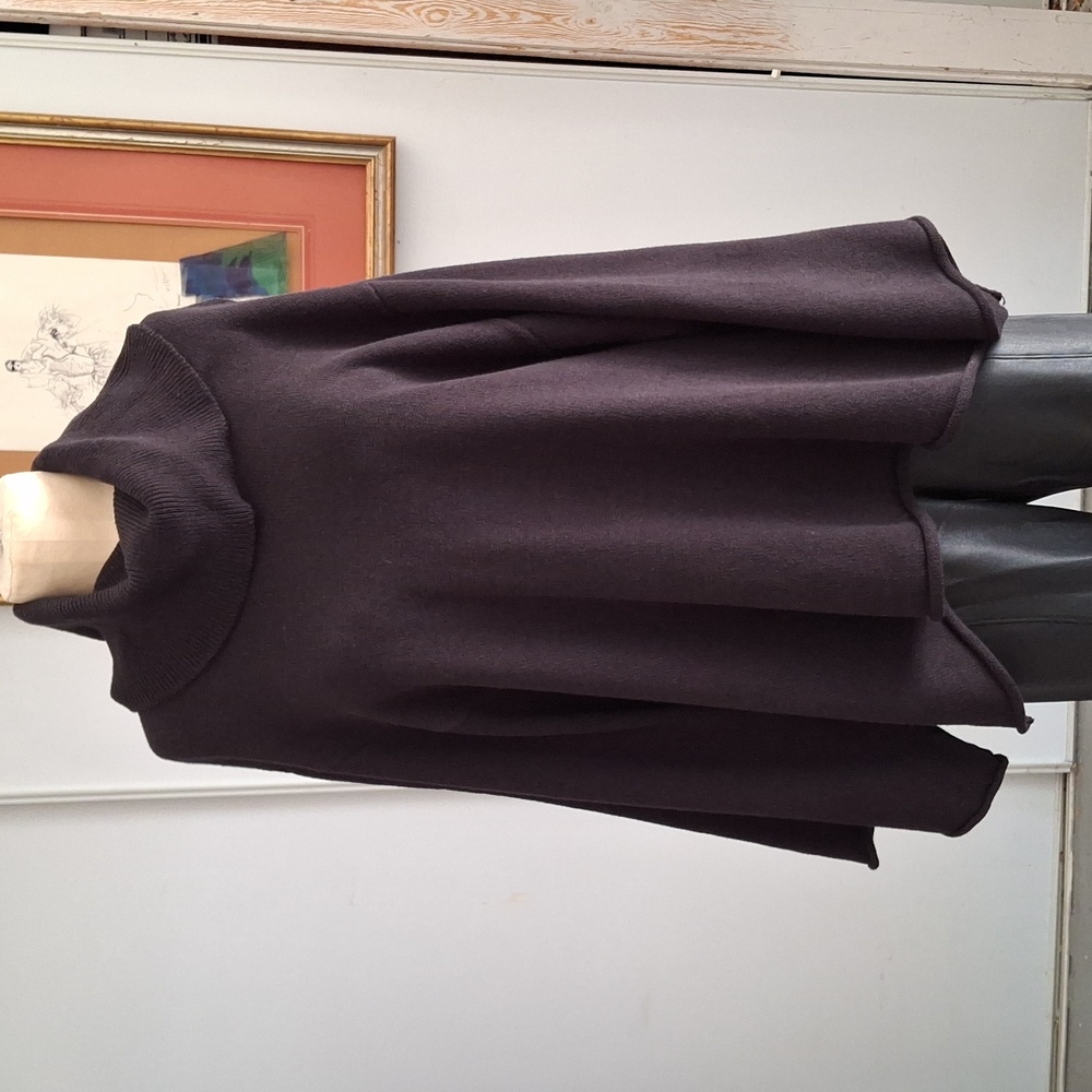 Apre Ski knit tunic 3/4 sleeves roll hem
